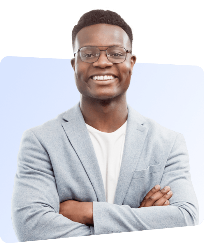 Happy smiling business edit GS84E7B